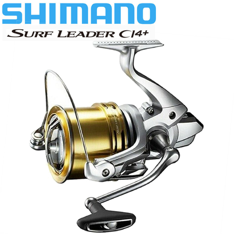 SHIMANO-carrete de pesca giratorio para SURF LEADER CI4 +, accesorio para pesca de lanzamiento 35/SD35 5 + 1BB, 20KG de potencia, relación 3,5: 1 ► Foto 1/6