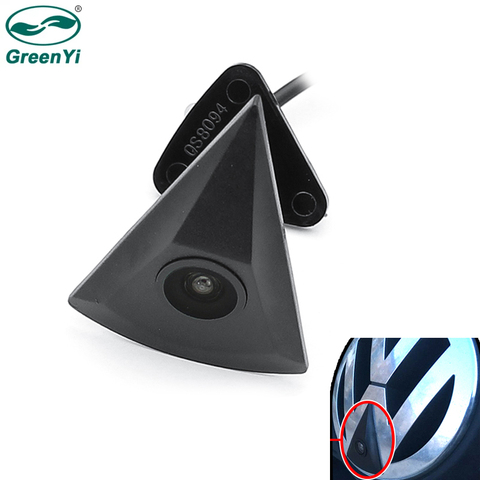 GreenYi-cámara con logotipo delantero para coche, videocámara HD de visión nocturna, CCD, para VW, Passat, Golf, Polo, Tiguan, Jetta, Bora ► Foto 1/6