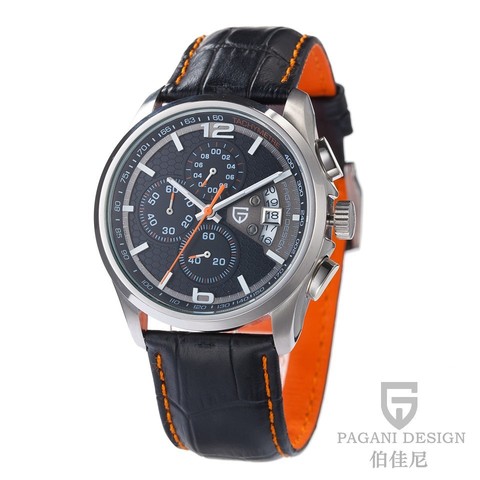 PAGANI DESIGN-reloj analógico de cuarzo para hombre, accesorio de pulsera resistente al agua 30m con cronógrafo, complemento deportivo masculino de marca de lujo con estilo informal, PD-3306 ► Foto 1/6