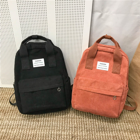 Nueva tendencia mujer mochila de moda de mujeres mochila de colegio mochila Harajuku bolsos de hombro de viaje para chicas adolescentes 2022 ► Foto 1/6