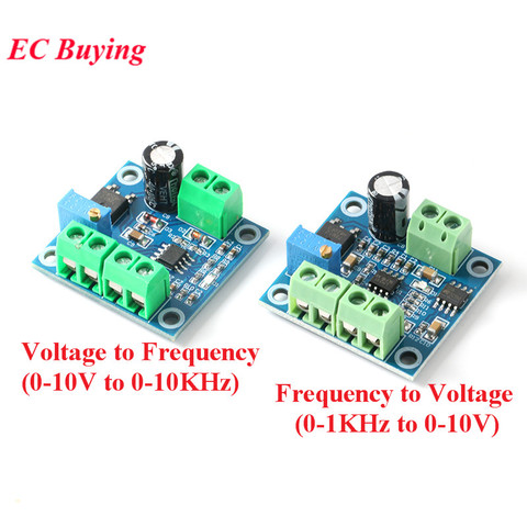 Módulo de voltaje a frecuencia de 0-10V a 0-10KHz, convertidor analógico de frecuencia a módulo de voltaje de 0-1KHz a 0-10V ► Foto 1/6