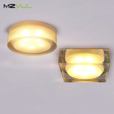 Luces Led de cristal modernas, lámpara empotrable de techo, 15W, 10W, 5W, 1W, 110/220V, accesorio de luz Led ► Foto 1/6