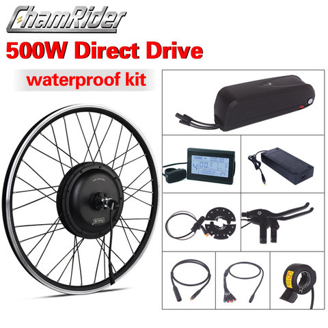 Enchufe de conector a prueba de agua, Kit de conversión de bicicleta eléctrica, Motor XF39 XF40 MXUS Hailong, 500W, 36V, 20.4AH, 48V, 52V, 17AH ► Foto 1/6