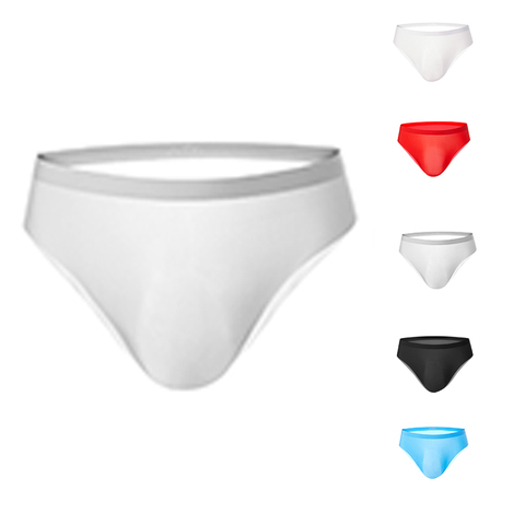 Calzoncillos de seda de hielo sin costuras para hombre, ropa interior transparente ultrafina, Sexy, Bikini de cintura baja, chulas de hombre ► Foto 1/6
