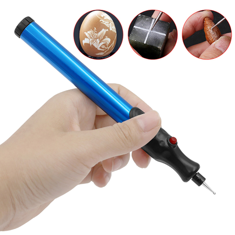 Mini bolígrafo eléctrico de micrograbado, Kit de herramientas de grabado Diy para Metal, vidrio, cerámica, plástico, joyería de madera con grabador ► Foto 1/5