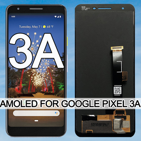 Pantalla LCD Original AMOLED de 5,6 pulgadas para Google Pixel 3A, digitalizador táctil para Google Pixel 3A, reemplazo OLED sin píxeles muertos ► Foto 1/6