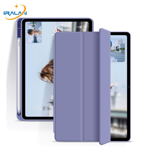 Funda de silicona para Huawei Honor V6 10,4 KRJ-W09, soporte magnético, protector de tableta para Matepad 10,4, Funda BAH3-AL00 + película ► Foto 1/6