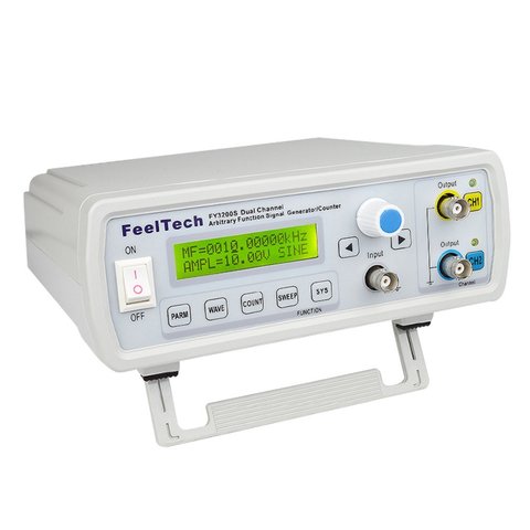 FellTech FY3200S-generador de fuente de señal de doble canal, DDS Digital de 6MHZ, generador de frecuencia de onda/pulso aleatorio, EU ► Foto 1/6