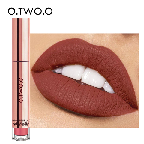 Superventa de maquillaje mejor vendido O.TWO.O de 12 colores, brillo labial impermeable de larga duración y fácil de aplicar, labial mate ► Foto 1/6