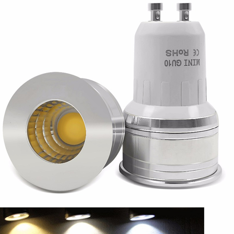 Bombilla LED de 1W y 3W, foco Mini MR11 de 12V, regulable, 35mm, GU5.3, GU10, E27, COB, lámparas de 220V y 110V ► Foto 1/6