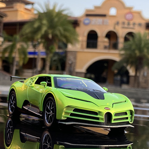 Coche deportivo Bugatti Centodieci, escala 1:32, coche de aleación fundido a presión y vehículos de juguete, modelo de simulación en miniatura, Colección, regalos para niños ► Foto 1/6