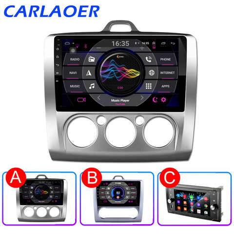 Radio 2 DIN de 9 pulgadas para el coche, dispositivo con navegador GPS, reproductor multimedia, Android, compatible con Ford Focus Exi AT 2004, 2005, 2006, 2007, 2008, 2009, 2010, 2011 ► Foto 1/6