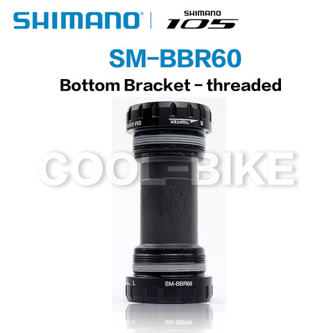 Shimano ULTEGRA-TIAGRA SORA SM BBR60 RS500 Hollowtech II, soporte inferior para bicicleta de carretera, 68mm, BB-RS500, SM-BBR60 ► Foto 1/3