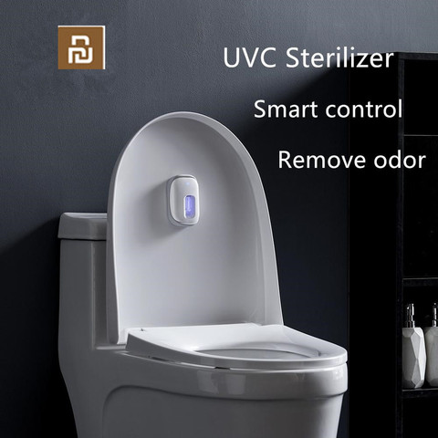 Xiaoda – Dispositivo inteligente de esterilización ultravioleta para WC, lámpara germicida UV impermeable IPX4 para inodoro, recargable por USB, elimina olores, de Youpin ► Foto 1/6