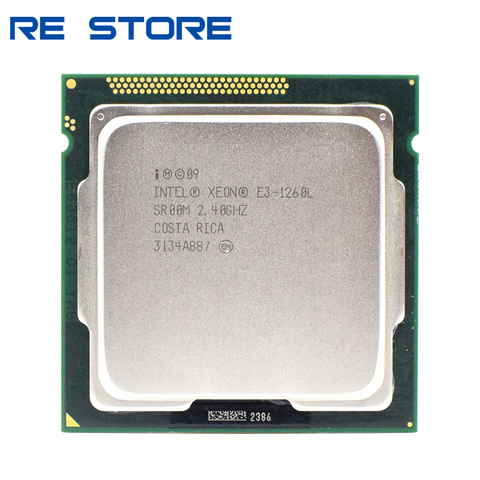 Procesador Intel Xeon E3 de segunda mano, 1260L, Quad Core, 2,4 GHz, LGA 1155, 8MB, SR00M ► Foto 1/2