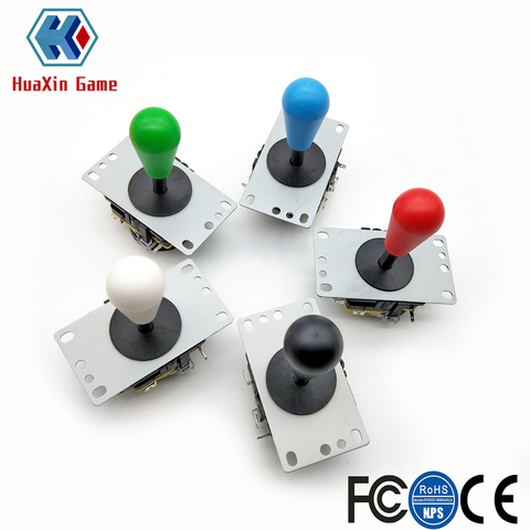 Sanwa 8Way-Joystick de copia con Micro interruptor para Máquina de juego de salón recreativo, alta calidad, multicolor, rojo, verde, azul, blanco y negro, 2 uds. ► Foto 1/6