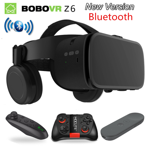 Bobo vr-Gafas de realidad virtual Z6, cascos inalámbricos por Bluetooth, gafas VR Android IOS, gafas de cartón 3D de realidad remota, novedad de 2022 ► Foto 1/6