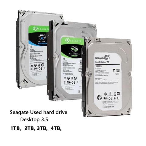Seagate-Disco duro interno, dispositivo SATA, búfer (usado) de 3,5