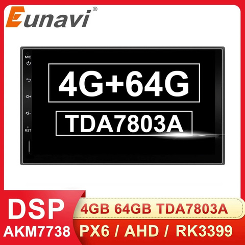 Eunavi-reproductor multimedia con Android 10 y navegación GPS para Nissan, autorradio 2 din de 7 pulgadas con grabadora de cassette para coche, SIN DVD ► Foto 1/6