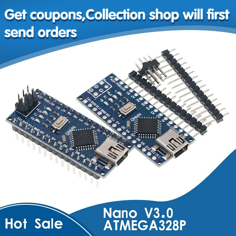 Adaptador de Terminal de controlador NANO V3.0, placa de expansión, NANO protector IO, extensión Simple para Arduino AVR ATMEGA328P ► Foto 1/6