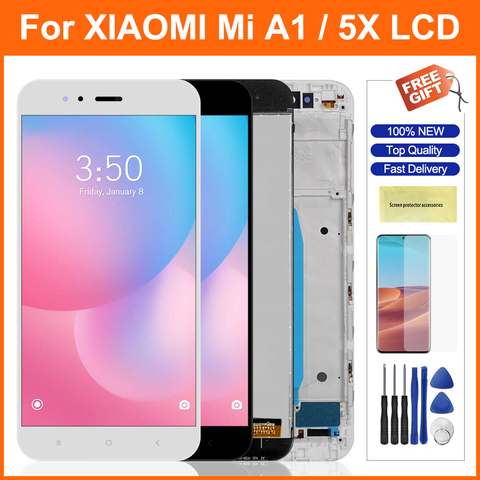 Pantalla Lcd táctil para Xiaomi Mi A1 MiA1, repuesto de digitalizador de marco para Xiaomi Mi 5X Mi5X ► Foto 1/6