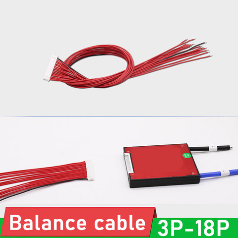 Balance conector de cable para Li-Ion lifepo4 LTO Placa de protección de batería de litio BMS PIN 4S S 7S 8S 8S 10S 13S 14S 16S 20S 24S ► Foto 1/4