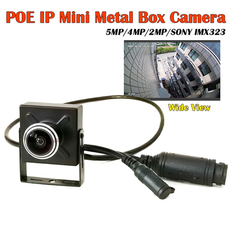 Cámara IP POE HD de 5MP/4MP/2MP, Sony323 + V100 ojo de pez, lente de 1,8mm, vista panorámica, Onvif, P2P, cámara de red IP POE, cámara de metal para interiores xmeye ► Foto 1/6