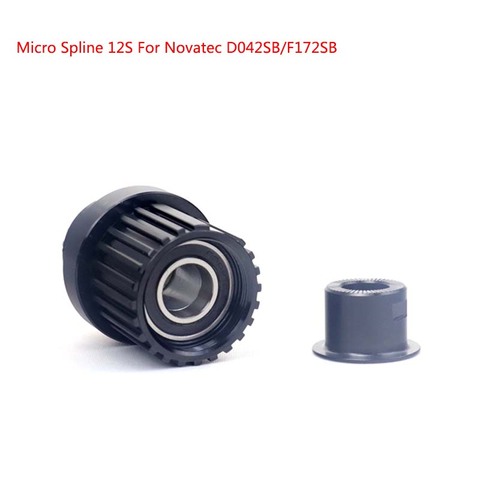 Cuerpo de Cassette de velocidad para bicicleta Novatec D042SB F172SB, cubo libre de aluminio, Micro Spline Freehub, 12S, 3 peines, QR ► Foto 1/6