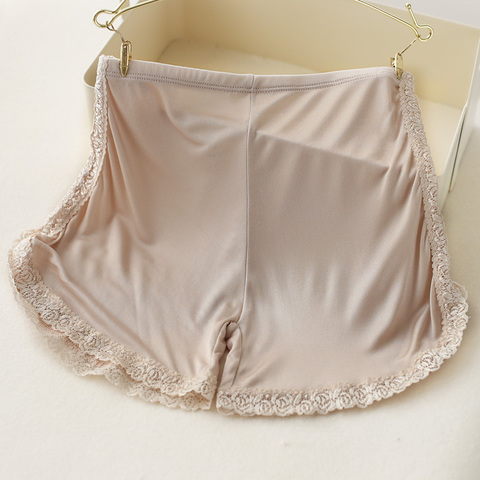 Braga pantalón de protección pantalones bragas de las mujeres Natural de seda con falda boxer ropa interior Mujer femme ► Foto 1/6