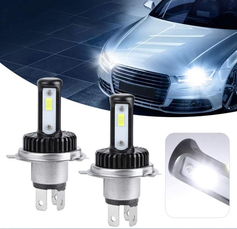 1PC 60W 6000K bombilla LED de coche H7 H4 Combo Kit de faros delanteros LED bombillas alta baja y haz 52000LM bombilla de faro delantero de coche DC 12V luz del coche ► Foto 1/6