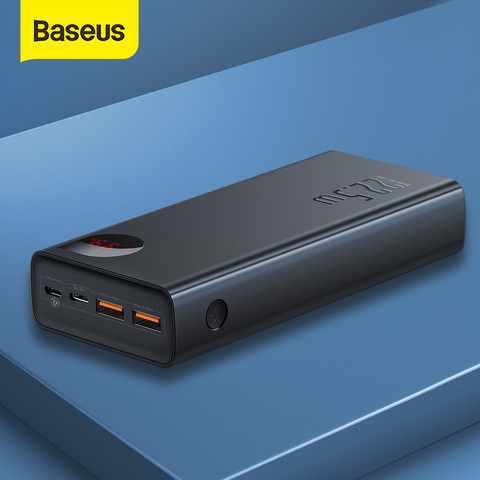 Baseus-Banco de energía de 30000mAh, con 20W, PD, carga rápida, cargador de batería externo portátil para iPhone 12 Pro, Xiaomi y Huawei ► Foto 1/1