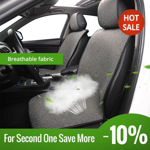 1 de malla transpirable asiento de coche auto asiento en cuatro temporadas de lujo de alta calidad del coche adecuado para la mayoría de los asientos de coche ► Foto 1/6