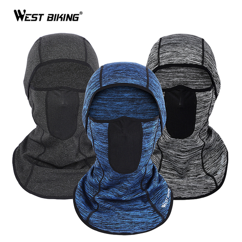 Máscara de cara para invierno WEST BIKING, bufanda cálida para esquí, bicicleta de Snowboard, cubierta de máscara para correr, pesca, calentador de cuello, casco pasamontañas deportivo, gorro ► Foto 1/6