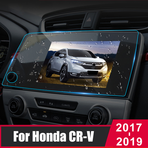 5/7 pulgadas para Honda CR-V CRV 2017 de 2022 de 2022 de templado de vidrio de pantalla de navegación de coche Protector de pantalla táctil Pantalla de película de antiarañazos ► Foto 1/6