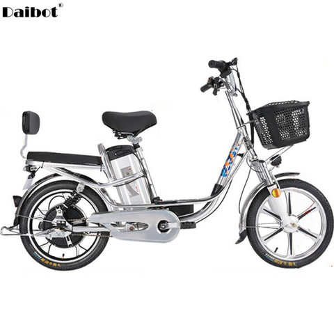 Bicicleta eléctrica portátil de dos ruedas para adultos, Scooter con batería extraíble de 18 pulgadas, 350W, 20AH, 80KM ► Foto 1/6