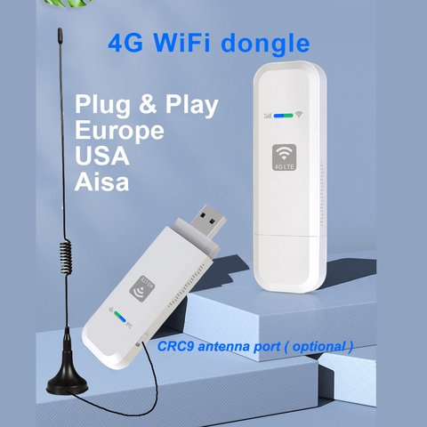 LDW931-enrutador WiFi 4G LTE, dongle portátil inalámbrico, módem USB, dongle, ranura para tarjeta nano SIM, punto de acceso opcional, puerto de antena ► Foto 1/6