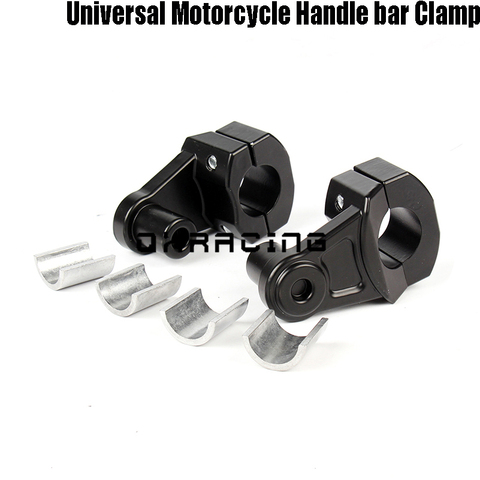 Abrazaderas para manillar de motocicleta, elevadores de barra de manillar elevado para 22MM, 7/8 