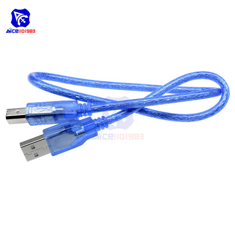 Diymore USB tipo B Cable para Arduino UNO 2560 50cm de longitud ► Foto 1/6