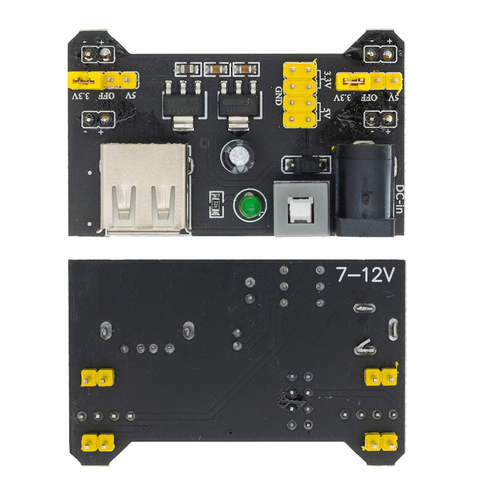 1 Uds fuente de alimentación de placa de pruebas módulo 3,3 V 5V MB-102 Placa de pan sin soldadura DIY 2012 nuevo módulo de alimentación dedicado ► Foto 1/5