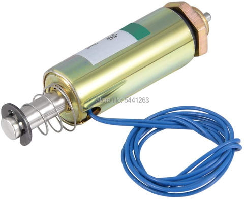 XRN-13/30TL 24V DC 12V 500g 0.5N fuerza 6mm golpe tipo Push Pull Tubular electroimán solenoide lineal movimiento ► Foto 1/4