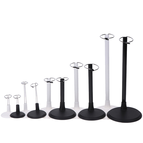 Soporte de metal ajustable para muñeca para niñas, blanco o negro, para marionetas, accesorios para casa de muñecas ► Foto 1/6