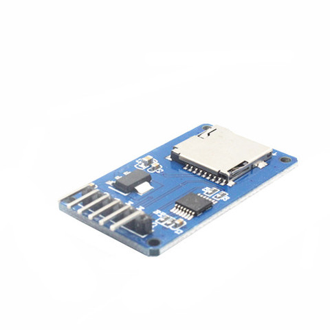 1 Uds Micro tarjeta SD mini lector de tarjetas TF para interfaces SPI con chip convertidor de nivel para arduino ► Foto 1/2