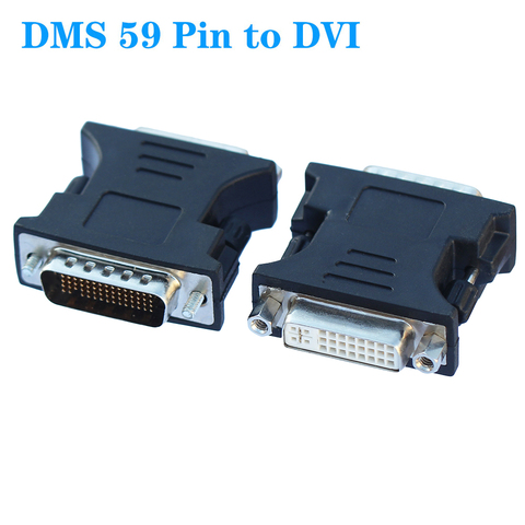 Adaptador DVI de 59 pines a DVI macho a hembra, DMS-59 a DVI para tarjeta de vídeo, 1 unidad ► Foto 1/5