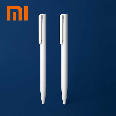 Xiaomi-Bolígrafo de Gel Mi Original, bolígrafo negro Bullet de 9,5mm, recambio fluido de Suiza, Japón, OEM, tinta negra y azul ► Foto 1/6