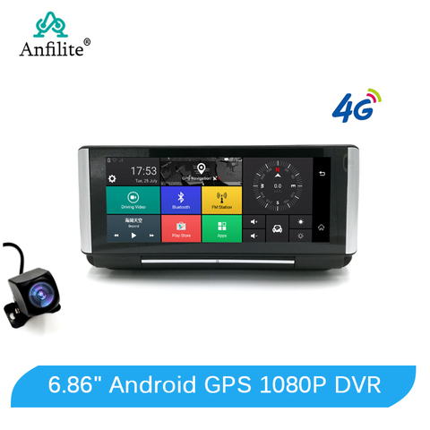 Anfilite 7 pulgadas DVR de coche de navegación GPS Android capacitiva 512 MB 16 GB Bluetooth WIFI Rusia mapa de Europa de vehículo de camión navigator ► Foto 1/6