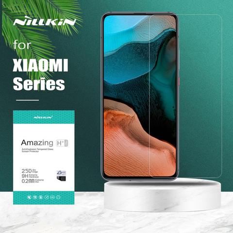 Nillkin para Xiaomi Poco X3 NFC M3 Mi 10 10 10 10T Lite 5G 9 9T Pro Protector de pantalla de vidrio templado en Redmi 9 Nota 9S 9 8T 8 7 Pro Max ► Foto 1/6