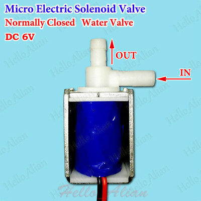 Micro Mini-Válvula Solenoide de riego, válvula de Control de agua N/C, normalmente cerrada, CC de 6V, 12V, 24V ► Foto 1/6