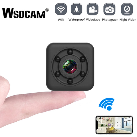 Wsdcam-cámara pequeña SQ29 IP, HD, WIFI, Sensor de vídeo, visión nocturna, impermeable, con carcasa, cámara con movimiento DVR ► Foto 1/6