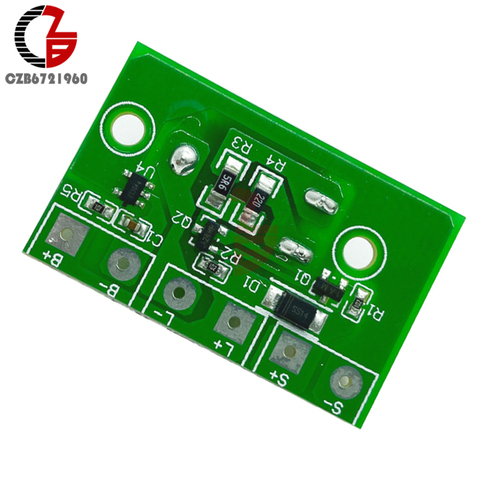 Placa de Controlador de luz Solar, linterna de 3,7 V, 1A, placa de circuito de Control de luz, lámpara de inducción de foto, controlador de batería de litio ► Foto 1/6