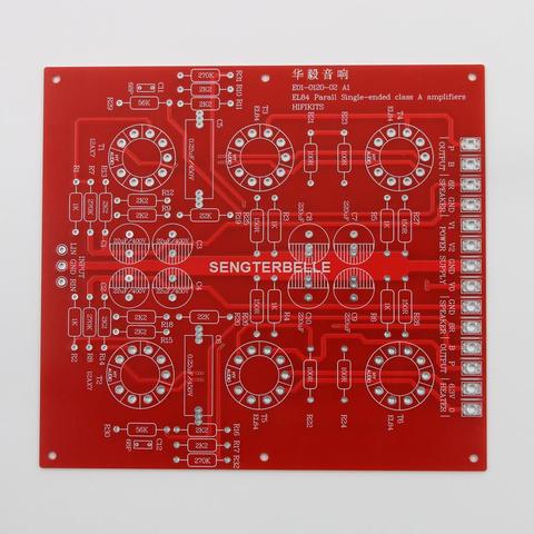 AMPLIFICADOR DE TUBO Clase A paralelo, Hifi EL84, PCB con placa PSU PCB ► Foto 1/4